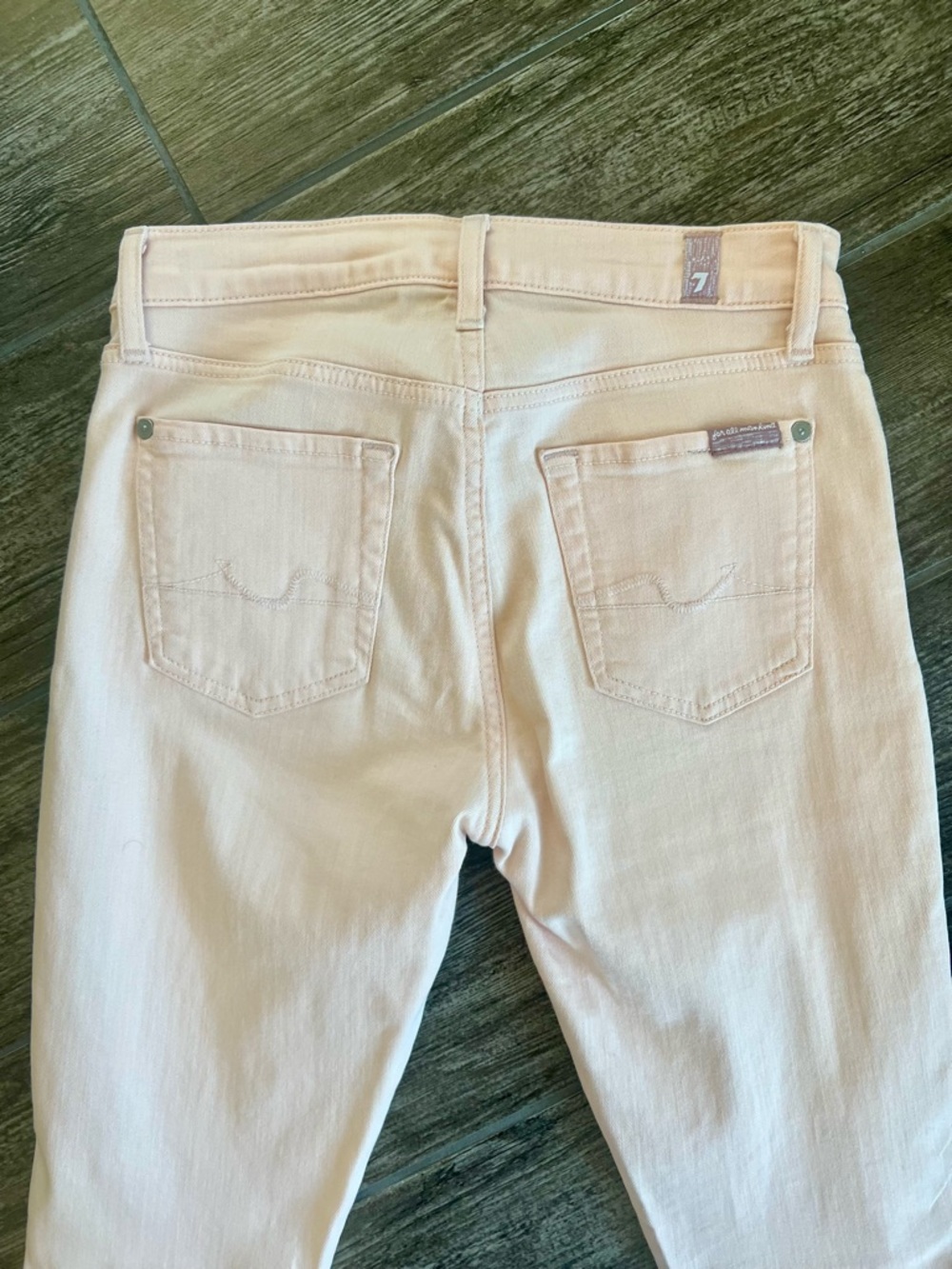 7 For All Mankind Gwenevere Frayed Ankle Pants - Picture 2 of 3